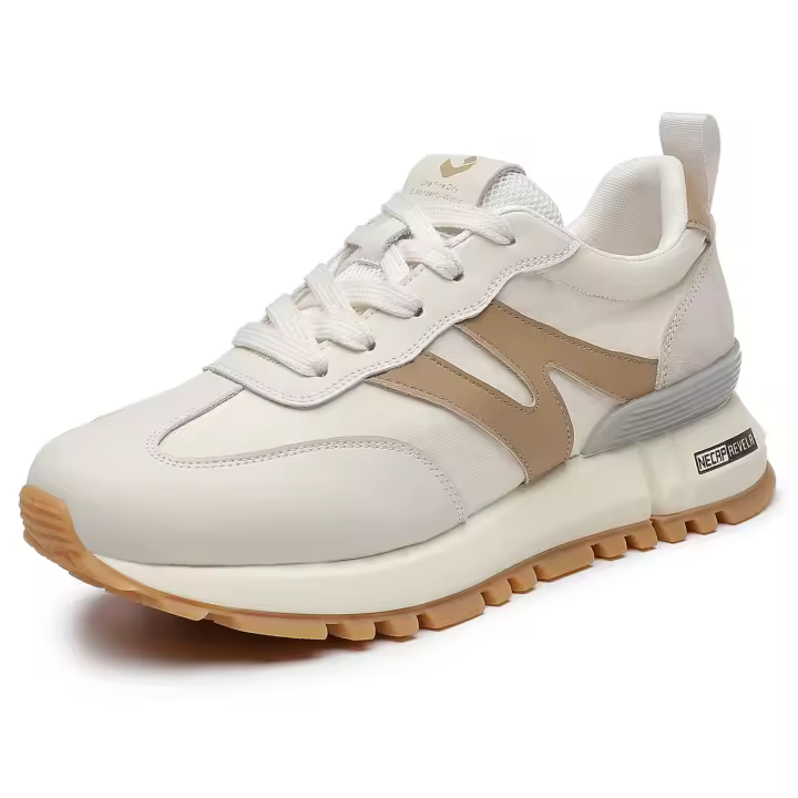 Zapatillas de Moda para Mujer Cómodas de Correte con Cordones de Ante Zapatos de Caminar Antideslizantes Tenis de Deportes y Moda - 1
