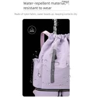 Bolsa deportiva ligera con cordón, impermeable, de gran capacidad, para Fitness, con correas ajustables de separación en seco y húmedo - details 16