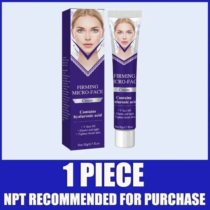 Crema de estiramiento facial Straffende V-Shap Shaping Entfernung Doppelkinn Masseter Muskel Feuchtigkeitsspendende Anti-Aging Brennende Fett - 1