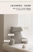 Almohada de lectura estándar para adultos, cojín de espuma viscoelástica para sentarse en la cama, con brazos extendidos - details 3