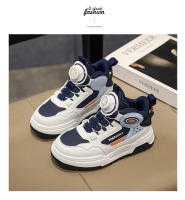 Nuevos zapatos de plataforma alta con botón giratorio para niños de moda, superficie de cuero para niños de hip-hop - details 14