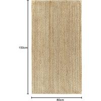 Alfombra de Yute Natural Suave, Tejida a Mano, Perfecta para Sala de Estar, Comedor, Dormitorio - details 1