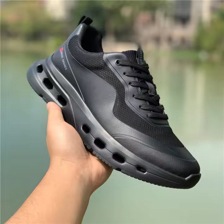 Nueva malla transpirable zapatos deportivos de los hombres de la plataforma ligera zapatos casuales versátiles para correr al aire libre zapatos de los hombres de garantía de calidad de un año - 1