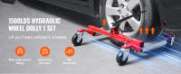 SucceBuy Plataforma rodante con ruedas, plataforma rodante para coche con capacidad máxima de 1500 libras, elevador con gato para coche con 360 ° Ruedas giratorias - details 0