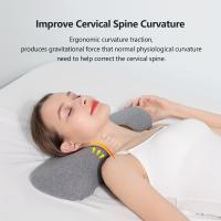 1pc Almohada cervical ergonómica - Refuerzo de espuma de memoria para alivio de cuello rígido, tejido ligero, lavable a mano, tejido llano, 30 hilos, tejido no textil, sin impresión - Soporte de cuello definitivo para comodidad al dormir y alineación de - details 6