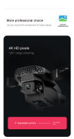 Dron plegable E88PRO fotografía aérea doble cámara quadcopter control remoto aviones E525 / E58 - details 15