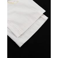 Conjunto de Moda de Lino Blanco Elegante Camisa de Manga Larga y Pantalones Anchos con Cintura Media Estilo Streetwear para Mujeres 2024 - details 15