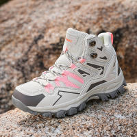 Botas de senderismo antideslizantes de alta calidad para mujer, botas de montaña resistentes al desgaste, zapatillas de senderismo con amortiguación al aire libre - details 12
