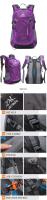 Mochila de senderismo impermeable para hombre y mujer, bolsa deportiva de gran capacidad para viajes, montañismo y acampada, 35L - details 8