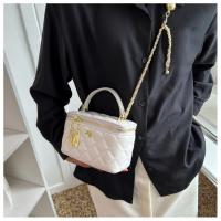 Bolso pequeño Popular de este año para mujer, novedad de verano 2025, bolso de mano acolchado con cadena, bolso de hombro tipo bandolera con caja versátil - details 10