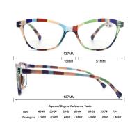 Gafas de lectura para mujer, lector de ojos de gato personalizado, Rehe, marco decorativo, amplificador de presbicia, moda femenina - details 3