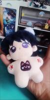 10cm Mini Genshin Impact Wanderer Kabukimono Balladeer Scaramouche sombrero Guy Idol muñeca de algodón muñecos de estrella de peluche figura de juguete - details 2