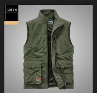 Chaleco Ligero para Hombre Estilo Sólido, Adecuado para Pesca, Senderismo, Uso Casual con Múltiples Bolsillos - details 6