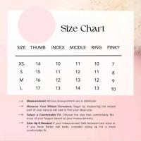 10Pcs Uñas Postizas De Acryl Para Mujer Estilo Corto Hechas a Mano Diseño De Corazón Rojo Uñas Postizas De Manicura Wearables Tamaño XS - details 1