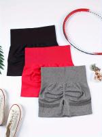 Leggings de Yoga y Ciclismo sin Costuras de Cintura Alta Pantalones Deportivos de Carrera Elásticos para Mujeres - details 1