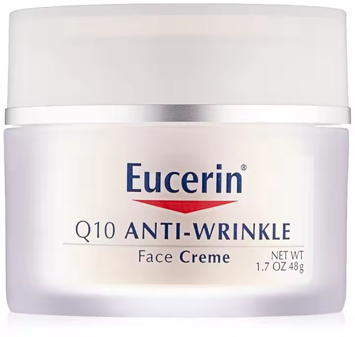 Eucerin Sensitive Skin Experts Q10 Crema facial antiarrugas 1.70 oz (paquete de 2) - 1