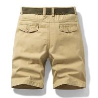 Pantalones cortos de algodón tácticos lisos informales de verano para hombre, pantalones cortos transpirables para correr al aire libre para hombre - details 2