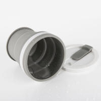 Taza plegable retráctil de silicona portátil - details 16
