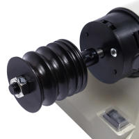 Pulidora eléctrica de cuero, herramienta de molienda de bordes de cuero, 0-8000RPM, ajustable, 220V, 350W, estándar de la UE, 32x18x18cm - details 4