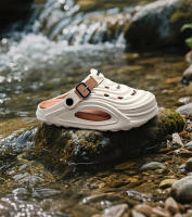 Agujero de los hombres zapatos eva verano exterior desgaste transpirable antideslizante sandalias de suela gruesa bolsa desodorante aumentada cabeza zapatillas - details 13