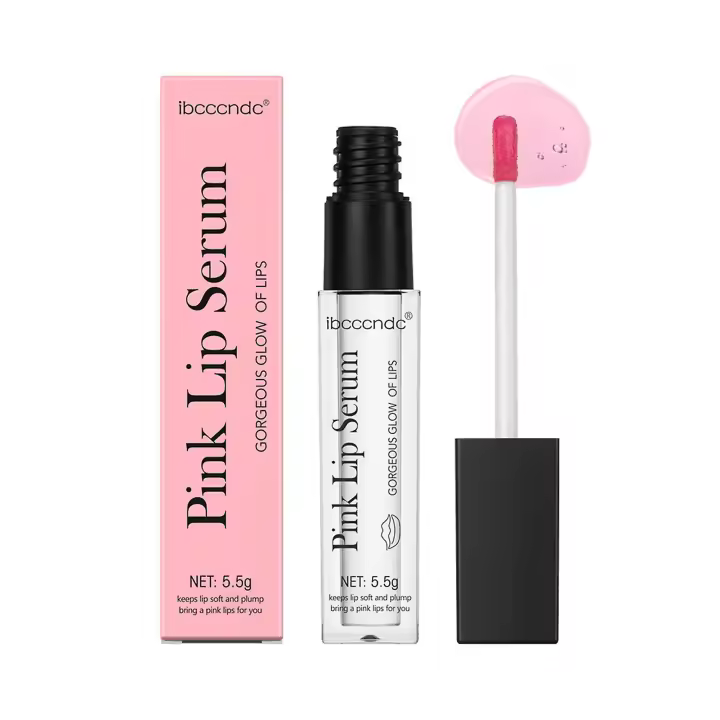 Brillo de labios rosa de 5,5g, esencia aclaradora de labios de alto brillo, regalo para esposa, novias y amantes - 1
