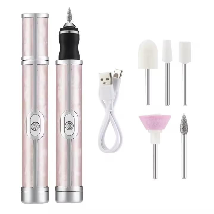Taladro eléctrico profesional para uñas, herramienta de salón de manicura, recargable, 20000RPM - 1