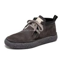 Nuevo Cuero de invierno 2025 para hombres, zapatos deportivos de gamuza de goma británica marca famosa 2023 - details 6