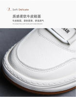 Cuero de vaca, cuero genuino, transpirable, versátil, deportivo, casual, zapatos para hombre - details 9