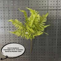 1 pieza de hojas de helecho persa verde, decoración de habitación, planta artificial, lámina de plástico, hierba, decoración de pared para bodas y hogar - details 10