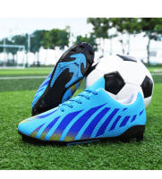 Zapatos de fútbol de marca para hombre, botines de fútbol para exteriores para niños, zapatillas de entrenamiento antideslizantes transpirables, zapatillas de fútbol sala para césped - details 15