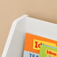 Librería Infantil Niños 3 Estanterías Estantería Estándar InfantilBlancoH80cmKMB01-WES - details 7