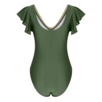 Traje de baño sexy de una pieza con ribete de encaje, traje de baño con volantes, ropa de playa para mujer, traje de baño al aire libre 2024 - details 11