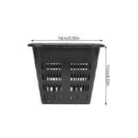 de red, 8 piezas, cesta cuadrada ranurada, vaso para plantar, red de plástico hidropónico ETA - details 6