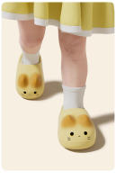 Zapatillas para niños de interior, terciopelo grueso, cálido, impermeable, zapatos de algodón para niños de dibujos animados - details 8