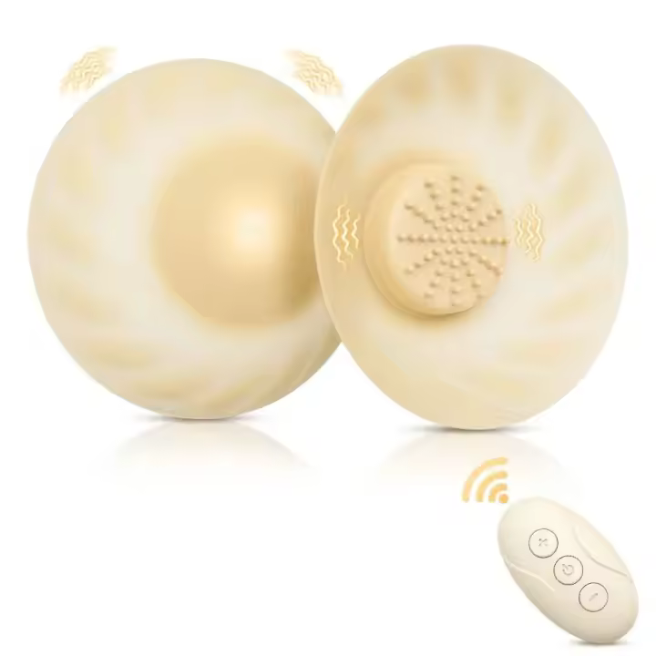 Leten Toys Vibrador Ligero Invisible Vibrador Pezón Abrazaderas Adulto Juguete Sexual para Mujeres 18+ - 1