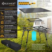 Mesa de Camping Plegable Marco de Aluminio Tablero Enganchable Ajuste de Altura Incluso - details 42