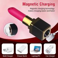 Embalaje privado SEXY Mini Bullet Lipstick G Spot Vibrador 10 modos de vibración Estimulador de clítoris de bolsillo discreto Juguetes sexuales para adultos para juegos Anal Plug - details 4