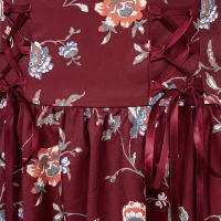 Falda Victoria Para Mujer Maxi Vintage Renacentista Cintura Alta Volante A-Line Sin Ajuste Casual Fiesta Largo Pierna Falda - details 17