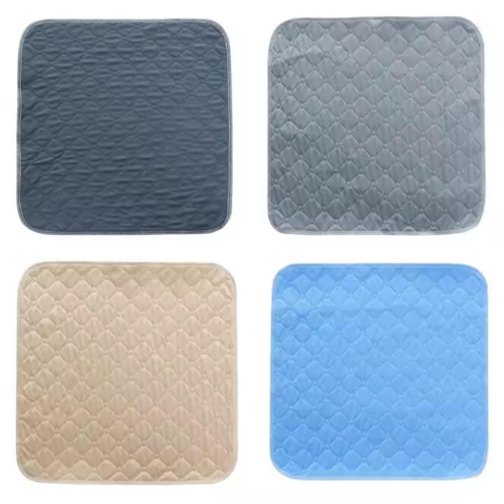 Cojín de poliéster lavable para asiento de silla de ruedas, cojín antideslizante a prueba de fugas para silla, cojín suave y transpirable para cochecito de bebé, mascota - 1