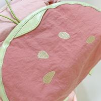 Mochila con cordón para exteriores de estilo coreano, mochila de nailon de fruta de Color dopamina para viaje, bolsa de libros de gran capacidad, bolso de hombro para senderismo - details 2
