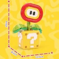 Bloques de construcción MOC para niños, juguete educativo Compatible con 2024, modelo de juego de flores de llama, bloques de co - details 0