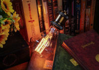 Bombillas incandescentes Vintage Edison G95, Bombilla de diamante, ardilla, corazón de cinco estrellas, espiral, filamento de 40W - details 9