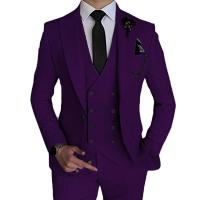 Conjunto de Traje de Boda Elegante para Hombres 2025 Ajuste Delgado, Un Frenzo, 3 Piezas - details 4