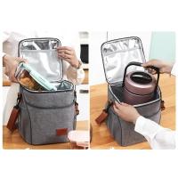 Bolsa de refrigeración con preservación del calor de 10L, resistente al agua, para Picnic, oficina, estudiante, portátil, térmica, para acampar, almuerzo, cena, caja de hielo - details 9