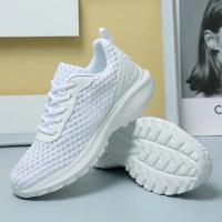 Zapatillas de deporte de moda de las mujeres ahuecadas hacia afuera ultra ligeras grandes de malla transpirable zapatos casuales de los zapatos de las mujeres - details 55