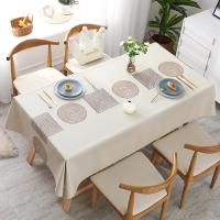 4/6/8 Seater Waterproof Table Cloth Cover Dining Table PVC Rectangular Mantel/Mantle Decor Aesthetic - details 0