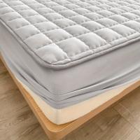 1 pza. Protector de colchón impermeable acolchado, funda de colchón de color liso suave y cómoda, sin almohada ni núcleo - details 14