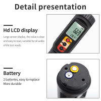 Medidor Digital de PH de alimentos, medidor de PH de alta precisión de 0,00 ~ 14,00, temperatura y acidez para elaboración de fruta, queso, carne, enlatado, masa, tierra - details 12