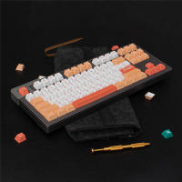 Teclas de color crema de melocotones, perfil de cereza, Material PBT, sublimación, Teclado mecánico MX Switch, 23/129 teclas - details 2