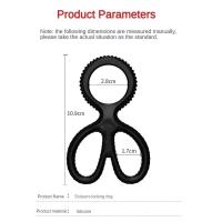 Leten-anillos de bloqueo de silicona para hombre, anillo reutilizable para retrasar la eyaculación, productos de Bondage para el escroto, juguetes eróticos para erección de pareja - details 0